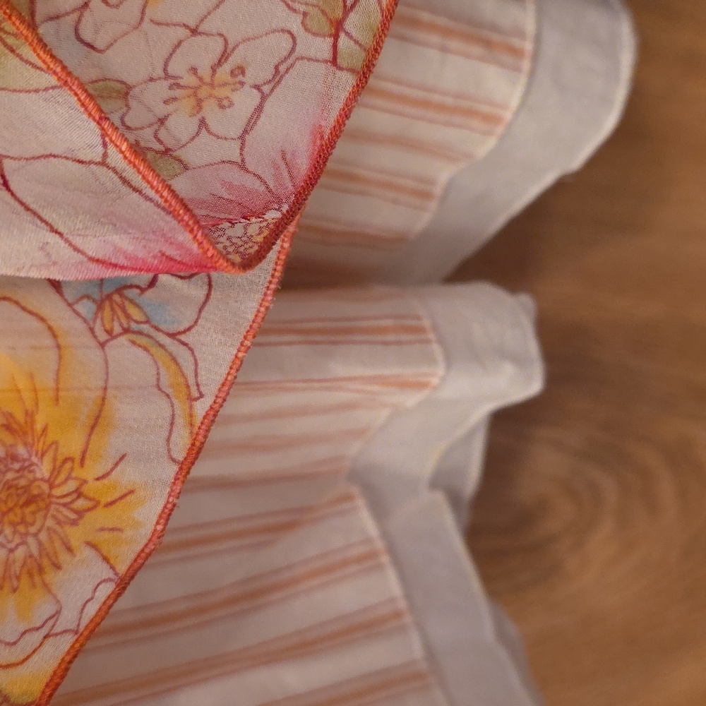 J. Jill Floral High Low Dress - Pink and Yellow - Picture 2 of 6